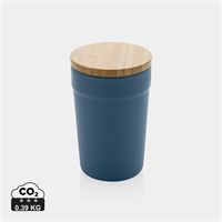 TAZZA in rPP GRS CON TAPPO IN BAMBOO